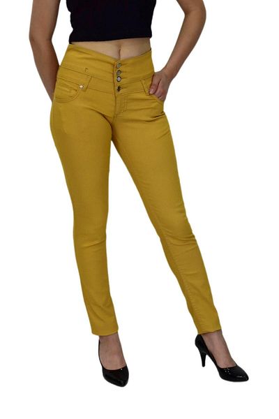 My Style High Waist Women's Canvas Pants - BGL-ST01575