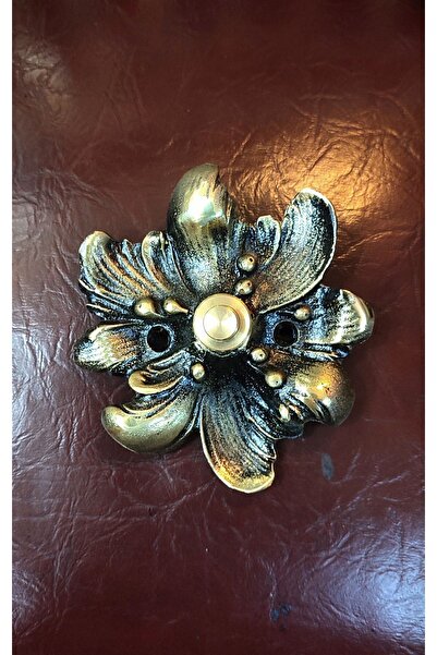 ÖZDEN BRONZ Prinç Çiçek Zil Butonu