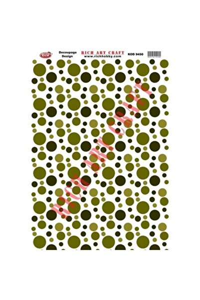 Rich 33x48 cm Decopage Paper - 9450