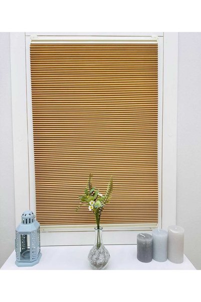 YAZAR HOME Honeycomb (BAL PETEĞİ) Kahverengi %100 Karartma Ve Isı Yalıtımlı Plise Perde