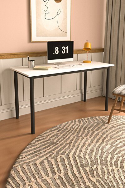 DEKOPRATİK Viva Çalışma Masası Bilgisayar Masası Ofis Masası 110x55 BEYAZ