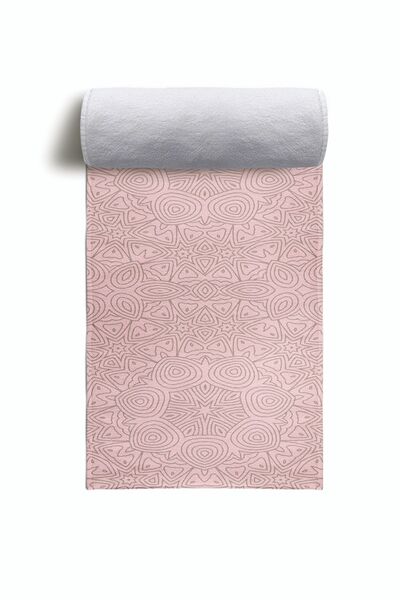 ecemre beach towel Dijital Baskılı Sporcu Yoga Pilates Fitness Spor Havlusu