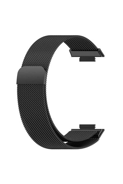 CONOCER حزام حزام مغناطيسي مطرز بشبكة معدنية متوافقة مع ساعة Huawei Watch Fit 2