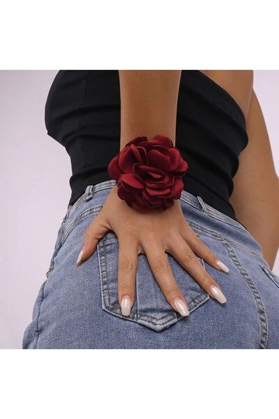 MutluBiDünya Vintage 8 Cm Floral Bileklik