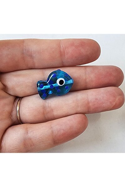 kırıkboncuk خرز سمكة مورانو مصنوع يدويًا