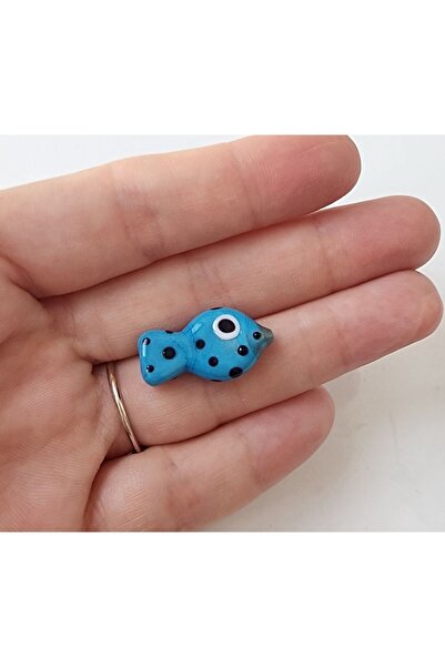 kırıkboncuk خرز سمكة مورانو مصنوع يدويًا