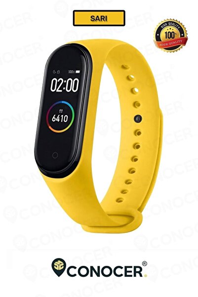 CONOCER Xiaomi Mi Band 3 Ve 4 Uyumlu [yüksek Kalite] Silikon Kordon