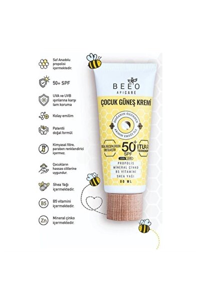 Rodrigo Beeo Apicare Propolisli Spf50 Çocuk Güneş Kremi 80 Ml