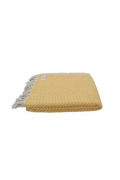 FUNNDY Set of 3 Peshtemal Beach Towels - 100% Cotton, XXL 100x180cm, Summer