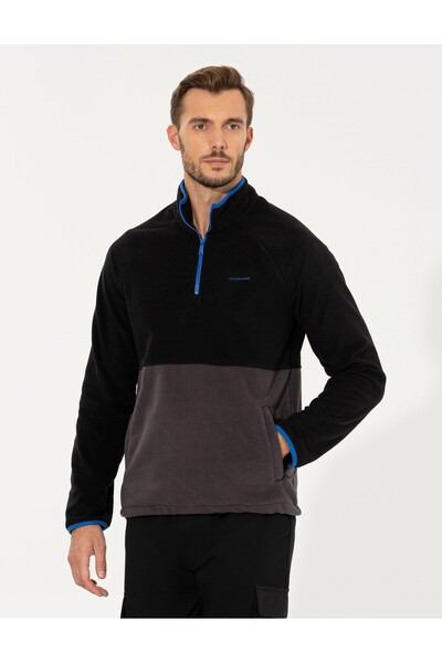 Pierre Cardin Siyah Regular Fit Sweatshirt