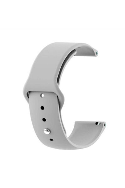 GTC Samsung Galaxy Watch Active 2 44mm Akıllı Saat Uyumlu Gri Silikon Kordon