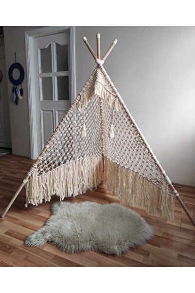 EdaTasarım Makrome Çadır Oyun Cadiri Organizasyon Çadırı