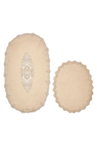 Alanur Home Selonya Welsoft Oval 2 Li Kt Καπουτσίνο