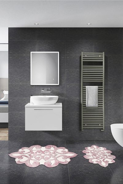 Alanur Home Set de baie din 2 piese Alanur Beste tăiat cu laser St 210102 pu
