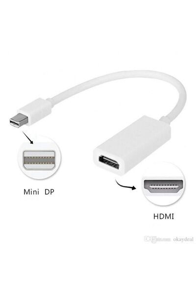 CONOCER Macbook Ile Uyumlu Mini Displayport Dönüştürücü Hdmı Çıkışlı Yüksek Kalite