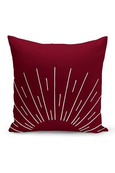 Bertille Home Seria Husă de pernă cu imprimare digitală minimalistă pe două fețe