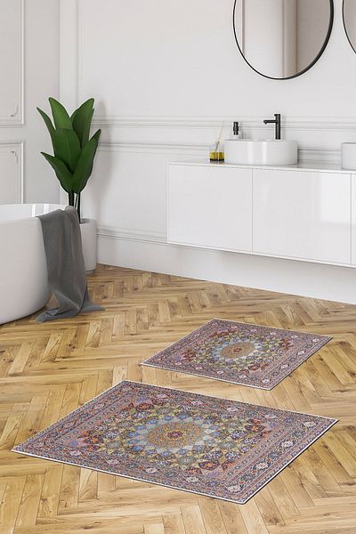 Alanur Home Set de baie digital cu bază anti-alunecare Kt439 Multi