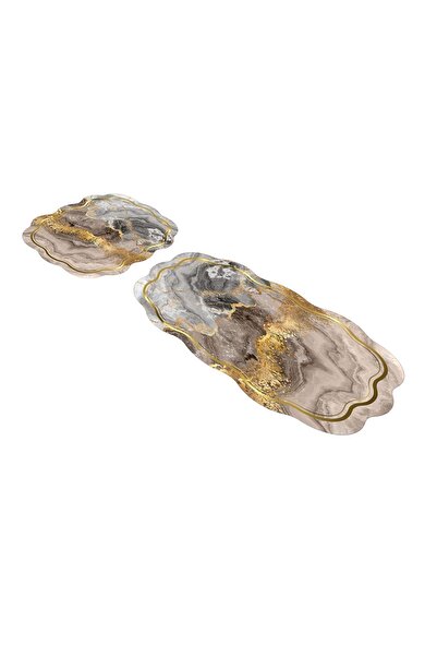 Alanur Home Çiğdem Laser Cut 2 Piece Bathroom Set St210184bj