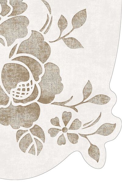 Alanur Home Mine Laser Cut 2-Piece Bathroom Set St210fg419kr