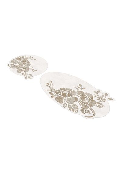 Alanur Home Mine Laser Cut 2-Piece Bathroom Set St210fg419kr