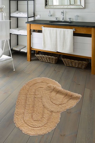 Alanur Home Royal Oval Tufting & Cotton 2 Pack Ματ Καπουτσίνο
