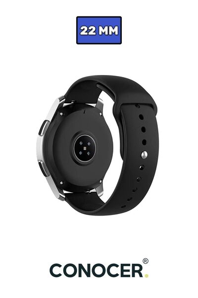 CONOCER ساعة هواوي Gt5 Gt4 Gt3 Gt2 Gt2e - Gt5 Pro Gt3 Pro Gt2 Pro (46 ملم) حبل سيليكون كلاسيكي بإبزيم