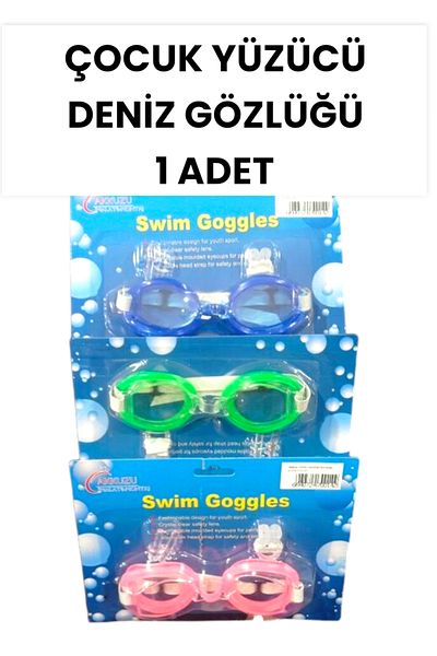 SEYFİKİRTASİYE Mixed Color Children's Swimmer - Sea Goggles 1 Piece