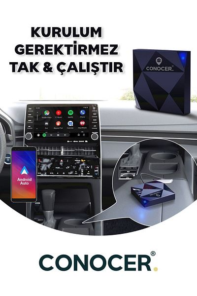 CONOCER Android Auto Wireless Carplay Adapter