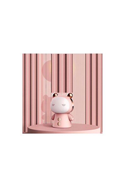 Livava Sevimli Bebek Led Gece Lambası, Usb Li, Pembe, 8x22,
