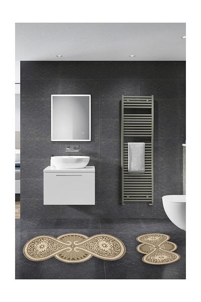 Alanur Home Set de baie din 2 piese Alanur Zambak tăiat cu laser St 210155 kr
