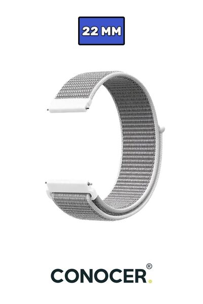 CONOCER Amazfit Gtr 2 - Gtr 2e - Gtr 47mm Uyumlu Yüksek Kalite Hasır Dokuma K...