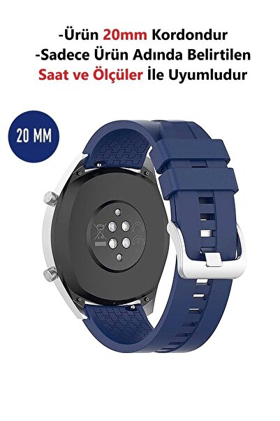 CONOCER Xiaomi Mibro C2 Uyumlu Yüksek Kalite 20mm Desenli Kordon Kayış