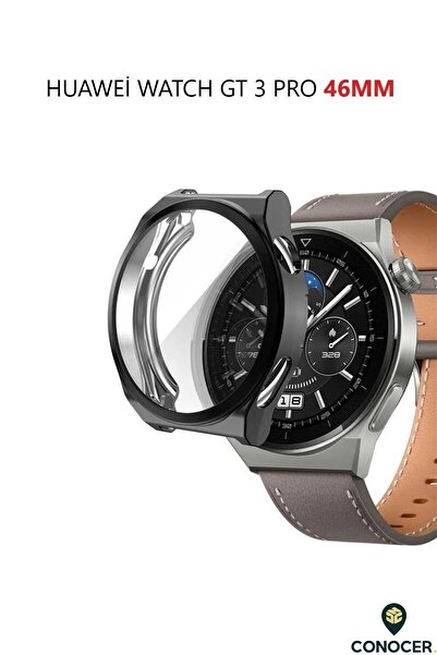 CONOCER Huawei Watch Gt 3 Pro 46mm Yumuşak Kasa Ve Ekran Koruyucu