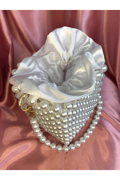 DW BAGS El Yapımı İnci Boncuk Çanta Şık Tasarım