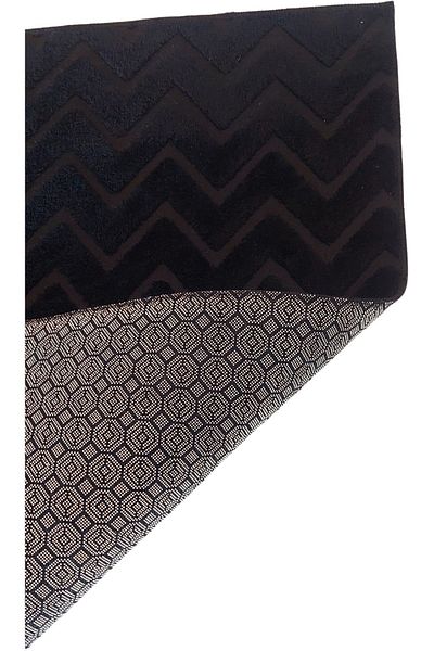 ALANUR Σετ Τουαλέτας Welsoft Zigzag Bambo 2 τεμαχίων Anthracite