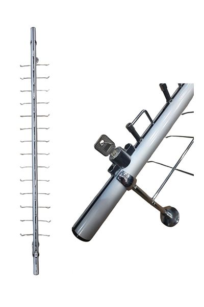 STAND MARKET Wall Mounted Glasses Stand with Metal Locking System - Locking Optical Stand Metal Imported Product