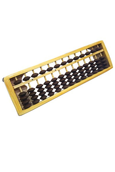 direkstoktan Ahşap Mental Aritmatik Abaküs 13 Basamaklı Wooden Arithmetic Cal...