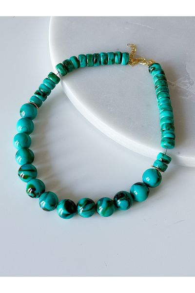 CHARMLUCKY Beads Summer Necklace
