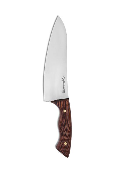 Mastermate Knives El Yapımı Oval Şef Bıçağı - Venge Ahşap Sap Ve Paslanmaz Çe...