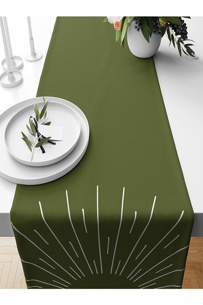 Bertille Home Series 140x40 Cm Digital Printed Minimalist Runner