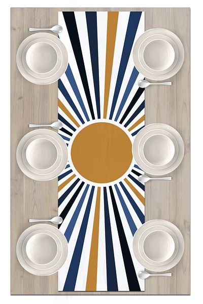 Bertille Home Seria 140x40 Cm Imprimat Digital Runner Minimalist