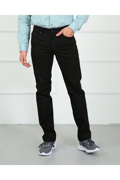 Twister Jeans MILANO 702-01 Άνετη εφαρμογή Ανδρικό τζιν παντελόνι μαύρο