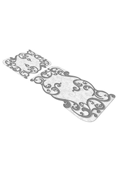 Alanur Home Σετ μπάνιου Camellia Laser Cut 2 τεμαχίων St210fg415gr