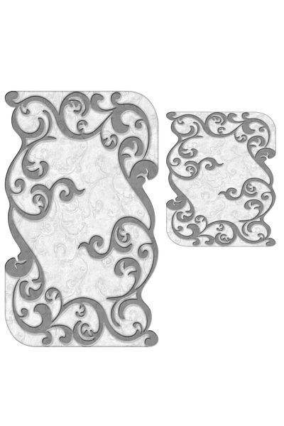 Alanur Home Σετ μπάνιου Camellia Laser Cut 2 τεμαχίων St210fg415gr