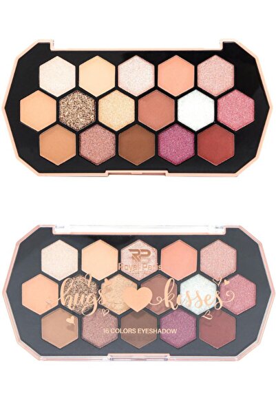 Acarlar Ticaret Kremsi Dokulu & Mat Bitişli/ışıltılı 16'lı Göz Far Paleti