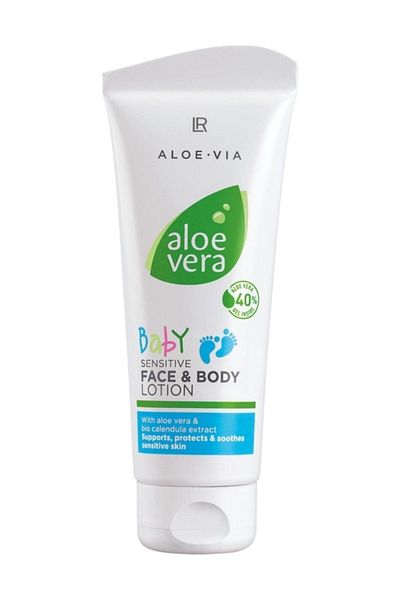 LR Aloe Via Aloe Vera Baby Sensitive Face and Body Care Lotion Ty 00207301 -20730-2