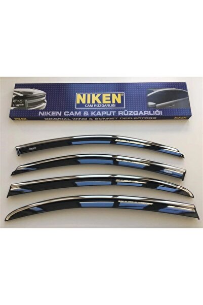 Niken Toyota Yaris Cross Uyumlu Kromlu Cam Rüzgarlığı 4'lü