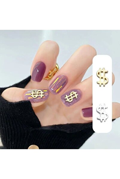 Beauty Box 10 Adet Dolar Tırnak Süsü U.s. Dollar Mini Tırnak Süsleri Nail Cha...