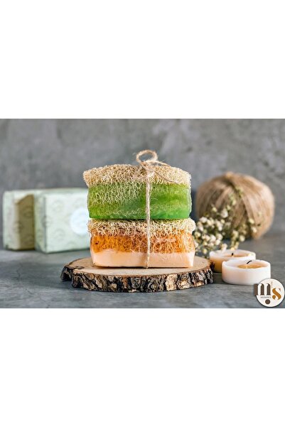 Modares Store صابون طبيعي مصنوع يدويًا من ألياف اليقطين بالصبار وحليب الحمار ...