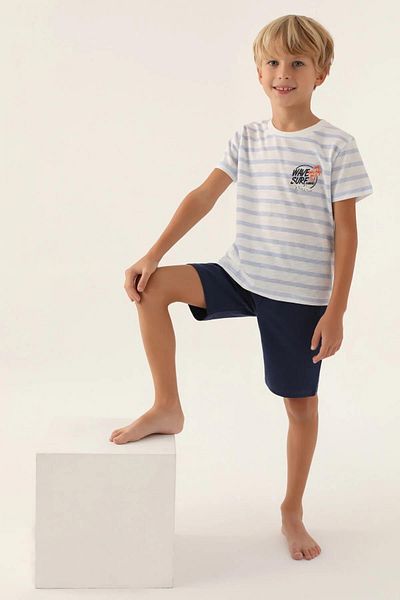 ROLY POLY Boy's Striped Capri Set - 3371-G